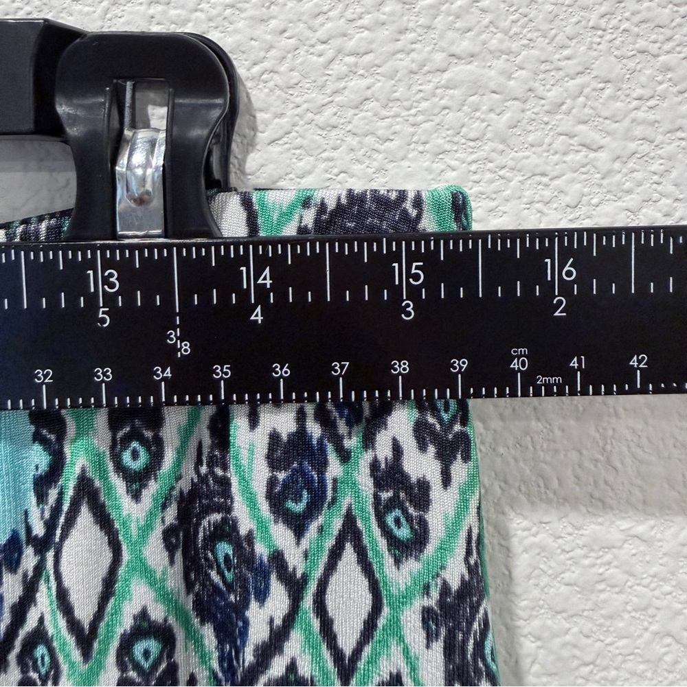 Chico’s Travelers Ikat Palazzo Pants | Resort Core Boho Coastal | Size 1 M 8/10 - Picture 4 of 6